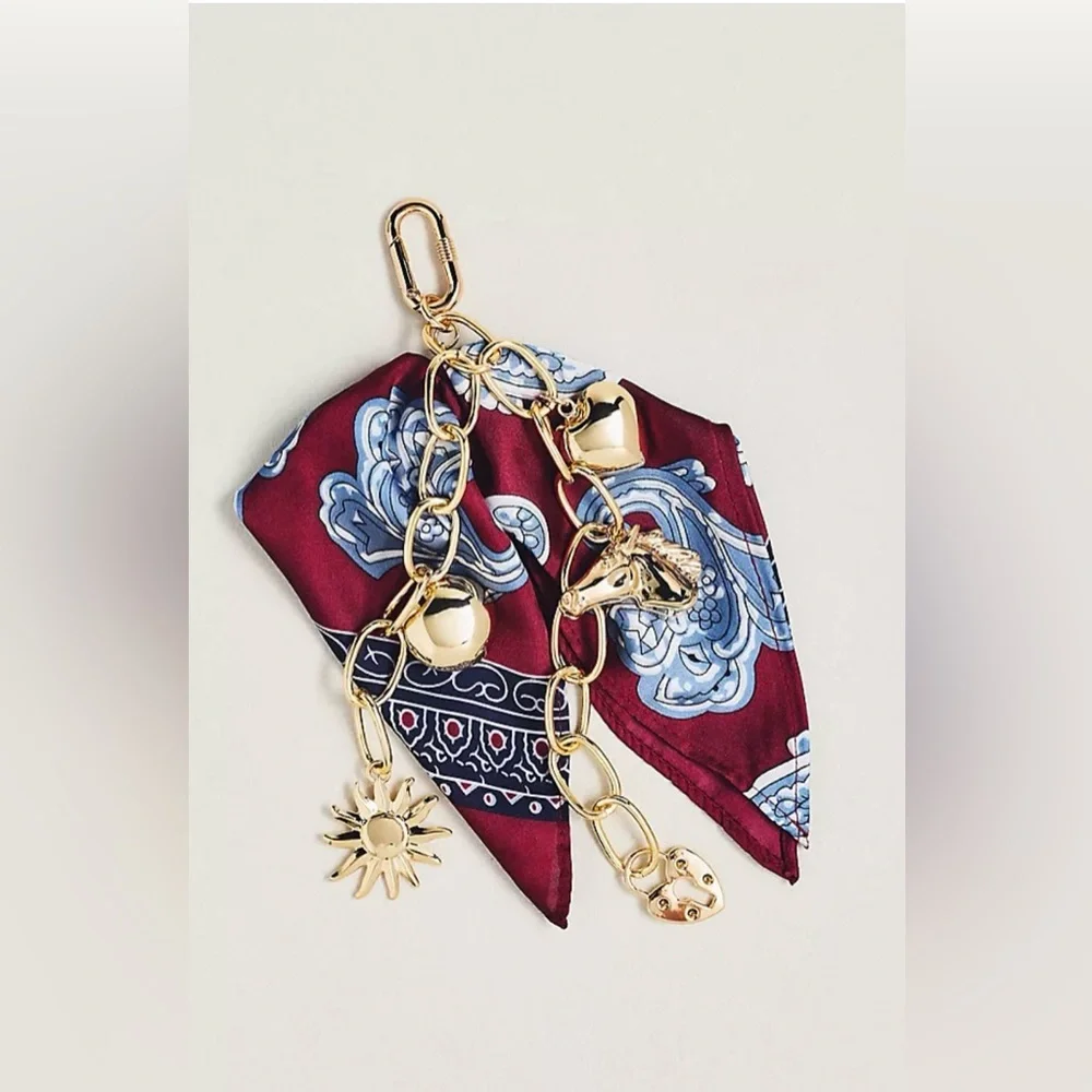 NWT Anthropologie Heritage Bow Bag Charm 🐎☀️❤️🔒